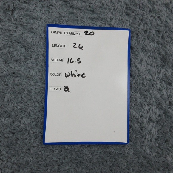 Market & Spruce Blouse Womens Medium White Blue Stripe Maisie Button Rayon NWT - Picture 12 of 13